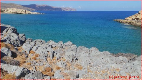 Licht en lucht kleurenspelin Oost Kreta